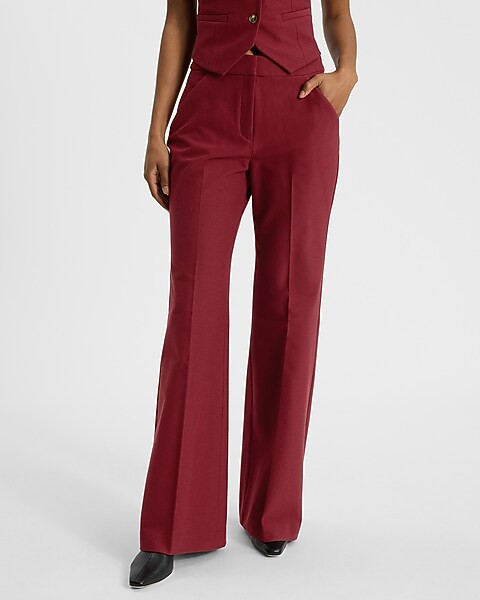Editor High Waisted Trouser Flare Pant | Express