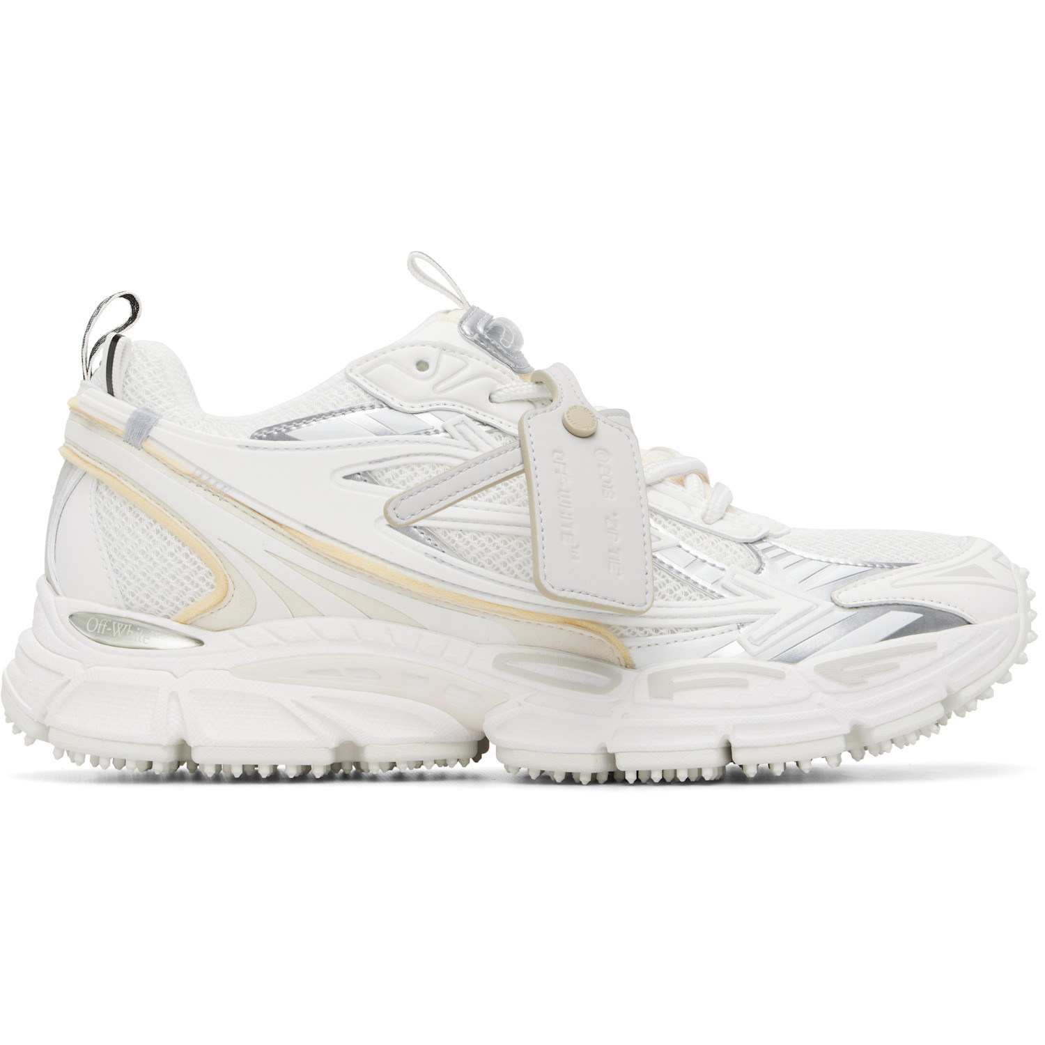 Off-White White 'Be Right Back' Sneakers | SSENSE