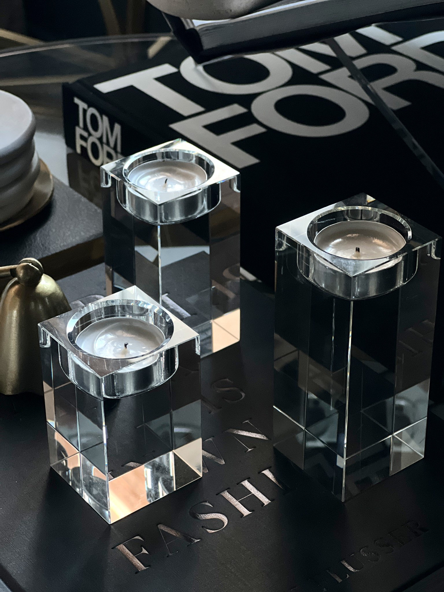 Crystal tea light candle holders, crystal table top decor, crystal decor

#LTKHome #LTKSaleAlert