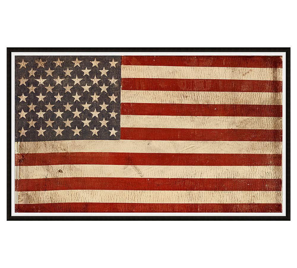 American Flag Framed Print | Pottery Barn (US)