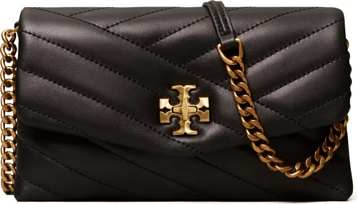 Tory Burch Kira Chevron Quilted Leather Wallet on a Chain | Nordstrom | Nordstrom