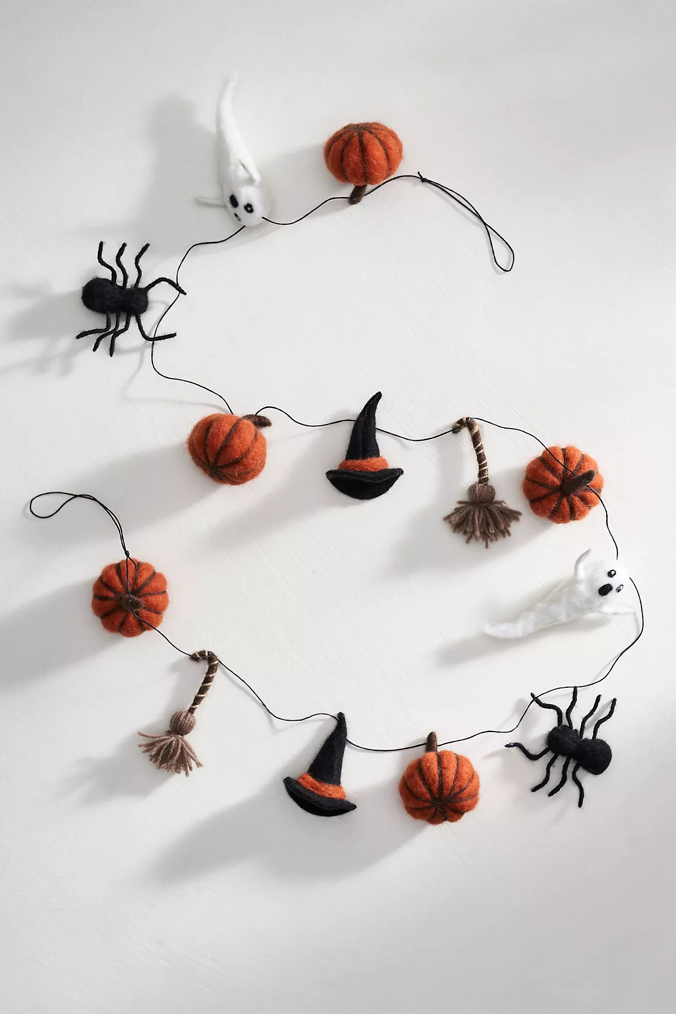 Halloween Icons Felt Garland | Anthropologie (US)