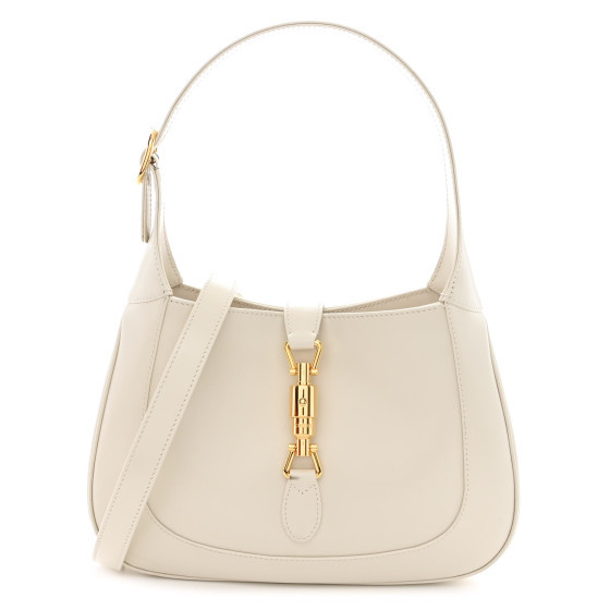 Gucci: All/Bags/GUCCI Boarded Dyana Lux Calfskin Small Jackie 1961 Hobo Mystic White | FASHIONPHILE (US)