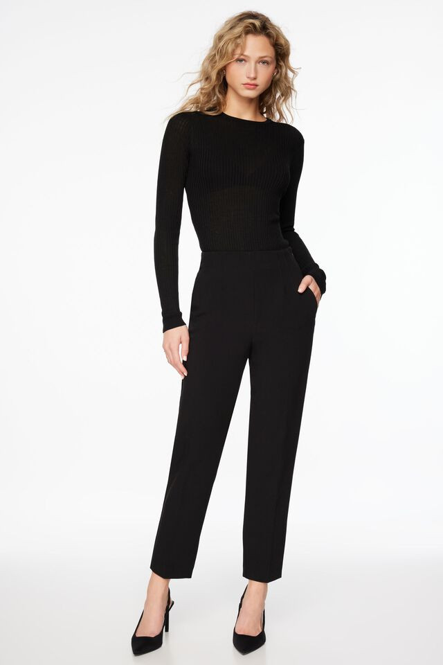Kendall Side Zip Slim Pants | Dynamite Clothing