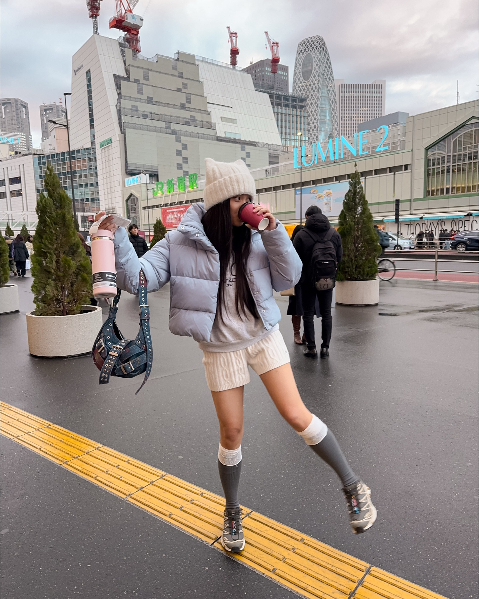 Light blue puffer season: cozy knit shorts and sneakers for effortless winter street style, perfect for travel days.

#PufferSeason #LightBlueOutfit #WinterStreetStyle #KnitShorts #SneakerStyle #CozyOutfit #TravelOutfitIdeas #ColdWeatherStyle #LayeredLook #OOTDInspo

#LTKTravel #LTKootd #LTKSeasonal