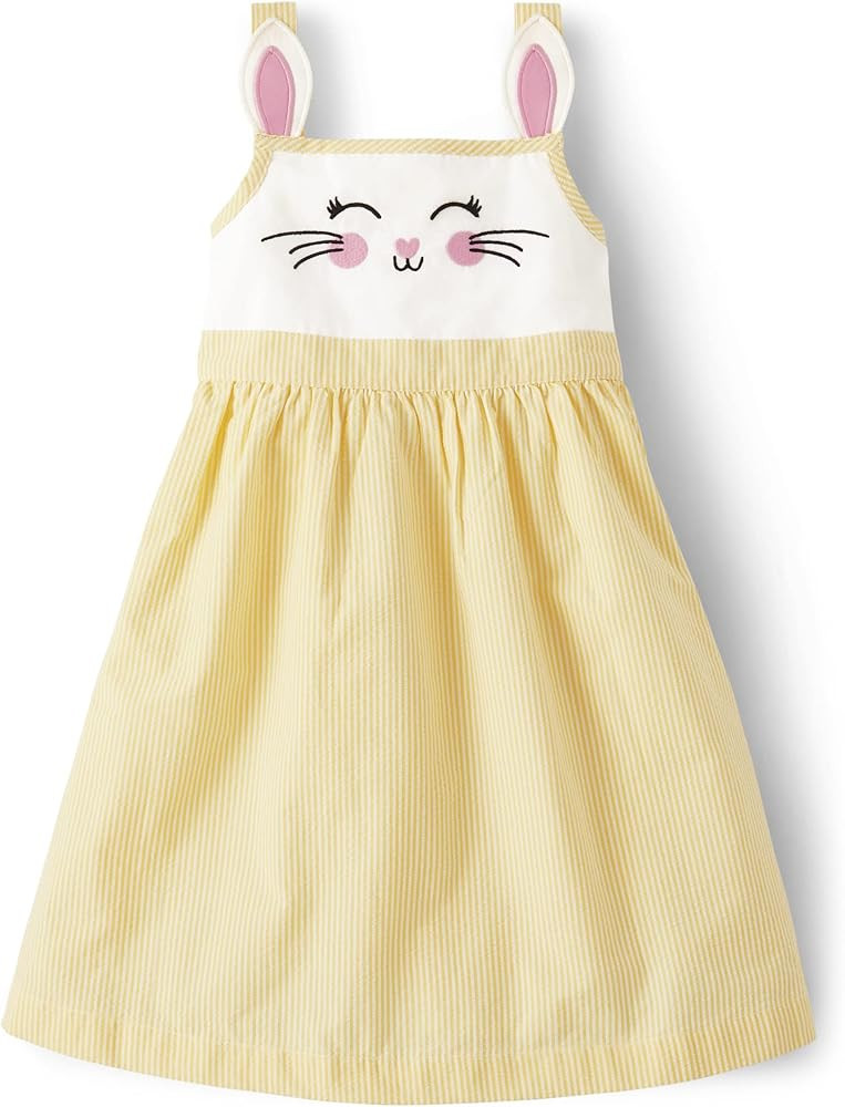 Gymboree Girls' One Size and Toddler Embroidered Sleeveless Jumper | Amazon (US)