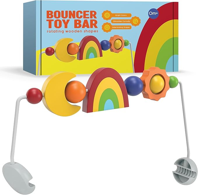 Durabasics Toy Bar Compatible with Baby Bjorn Bouncer Toy Bar - Engaging Colorful Shapes - All Wo... | Amazon (US)
