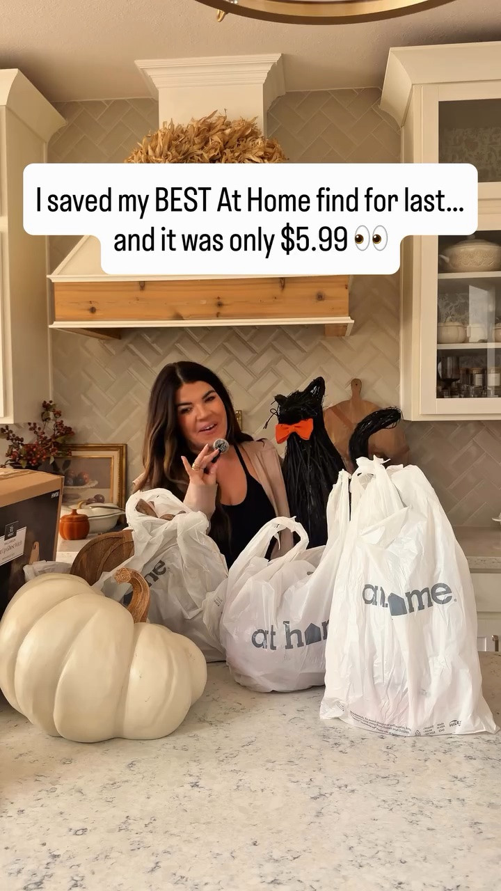 Comment Halloween for links! At Home got me AGAIN. 😂🍂 I went in thinking I’d just “look” and somehow came home with all of this… but WAIT until you see what I found for $5.99. 👀

So many good fall finds right now and I have a feeling a few of these won’t stick around long!

Which one would’ve made it into your cart?!