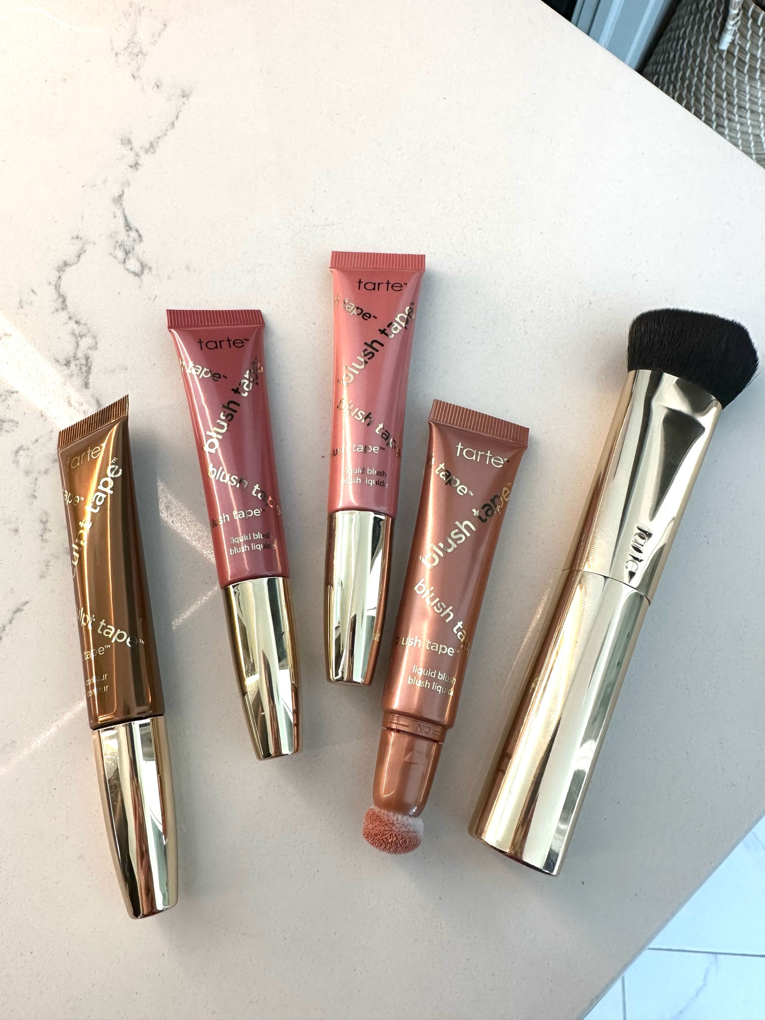 Discount code: wifeonadime 
New Tarte blush tape is so good! I apply with the same brush I used for the sculpt tape! 

#LTKsalealert #LTKFind #LTKbeauty