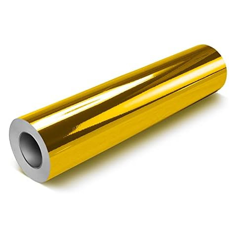 TECKWRAP Chrome Gold Adhesive Craft Vinyl Roll 1ftx5ft | Amazon (US)