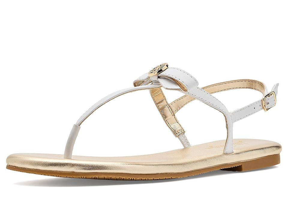 Lilly Pulitzer Teighen Bow Sandals Women's Sandals Resort White: 9.5 M | Zappos.com