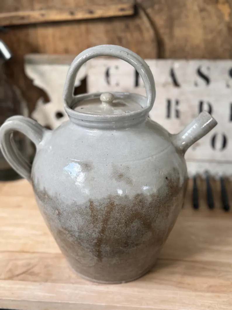 Vintage French Gargoulette Jug Rustic Grey-beige Earthenware Water Vessel Gargoulette Jug Rustic ... | Etsy (US)