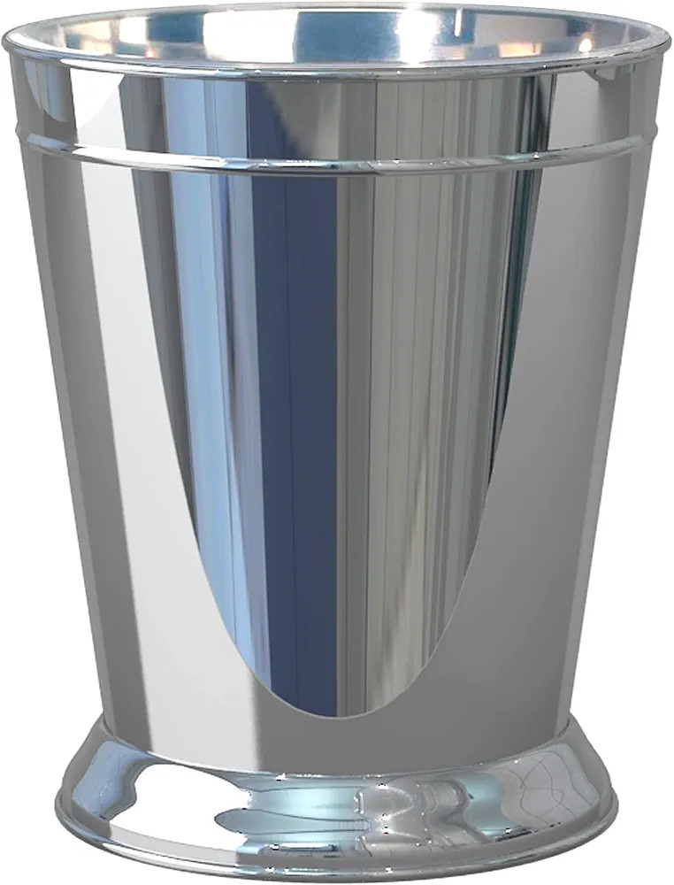 nu steel Timeless Polished Stainless Steel Wastebasket, 9-Quart | Amazon (US)