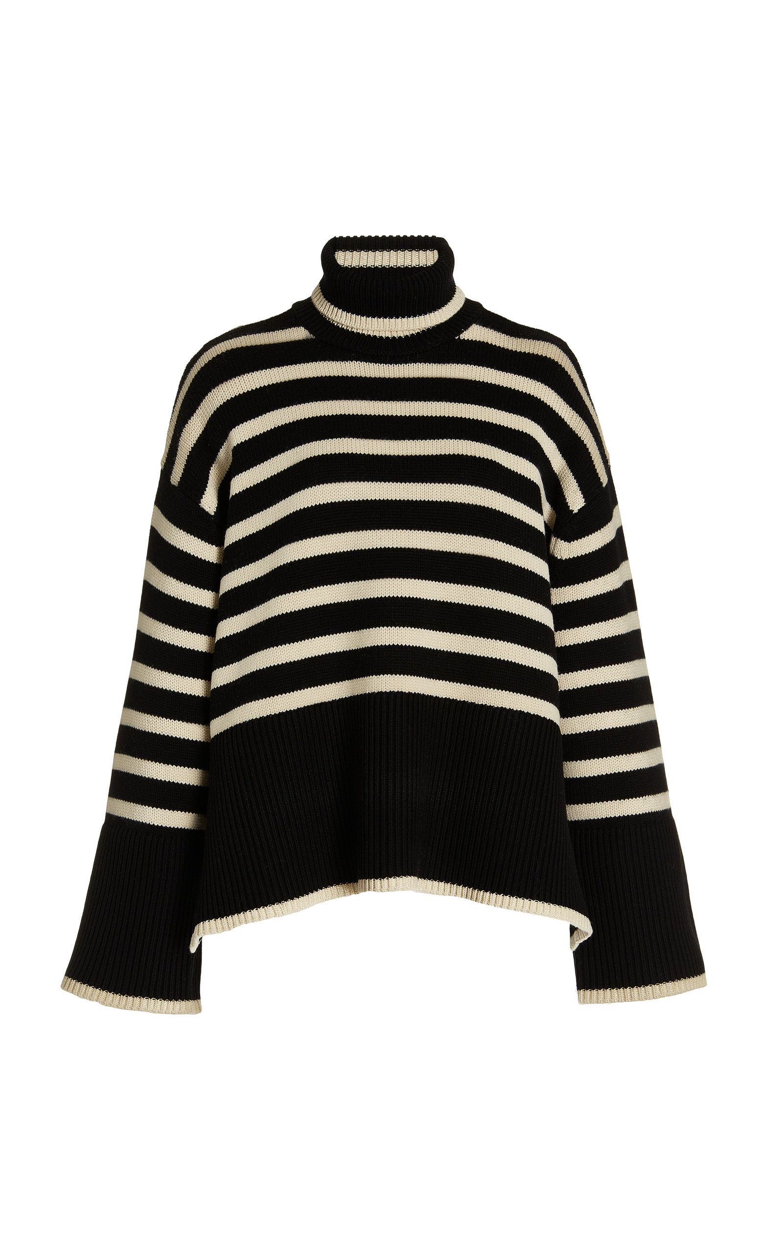 Signature Striped Wool-Blend Turtleneck Sweater | Moda Operandi (Global)