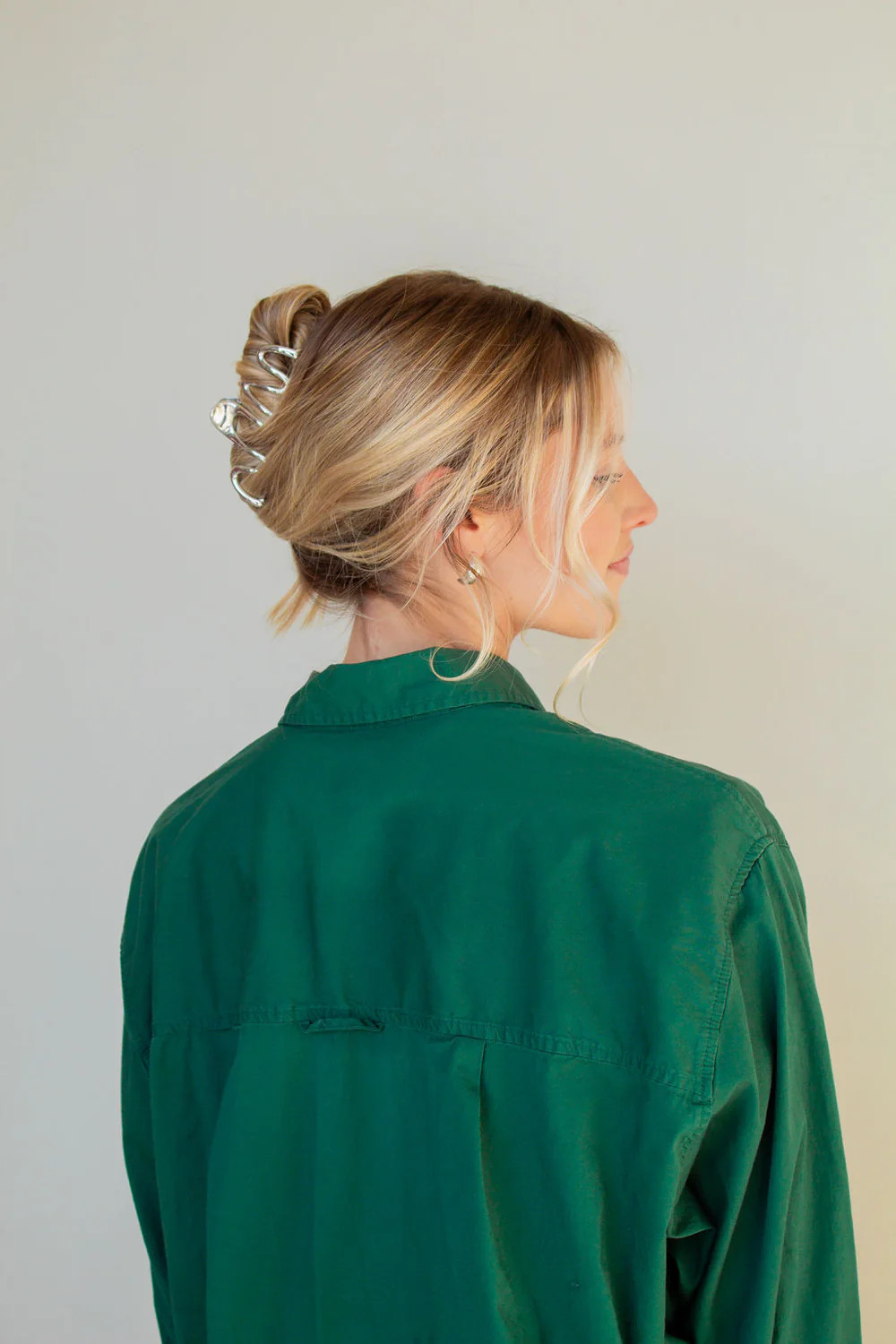 Silver Squiggle Claw Clip | Shop Andi