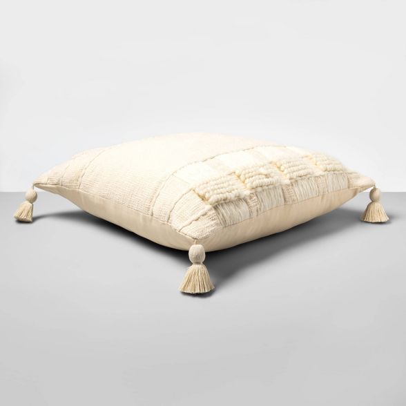 Woolen Yarn Applique Texture Throw Pillow - Opalhouse™ | Target
