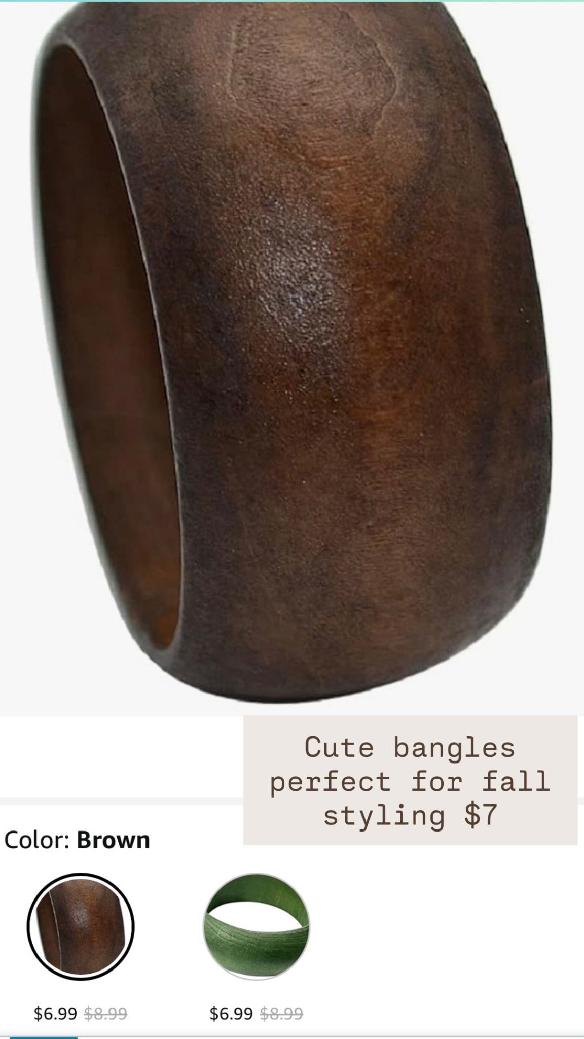 Cute bangles perfect for fall! 

#LTKStyleTip #LTKSaleAlert #LTKFindsUnder50