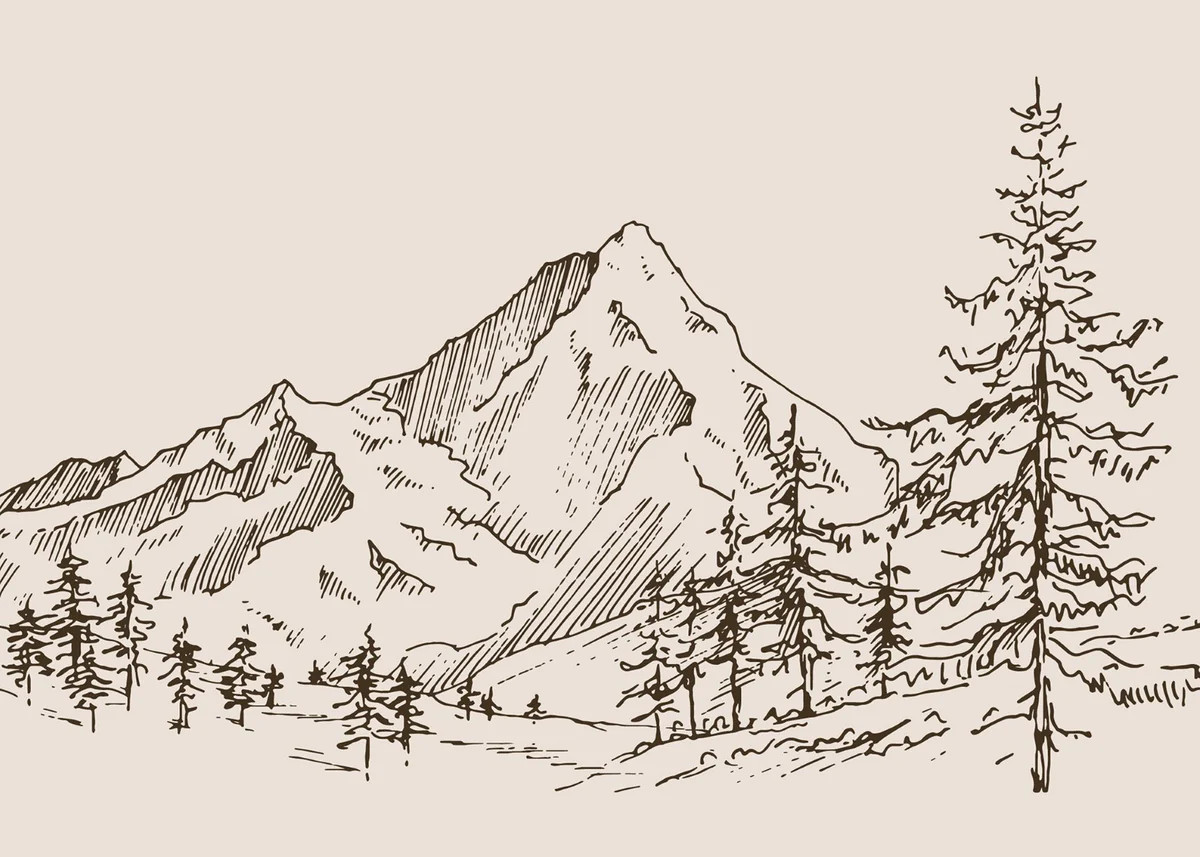 Mountain Sketch | Collection Prints