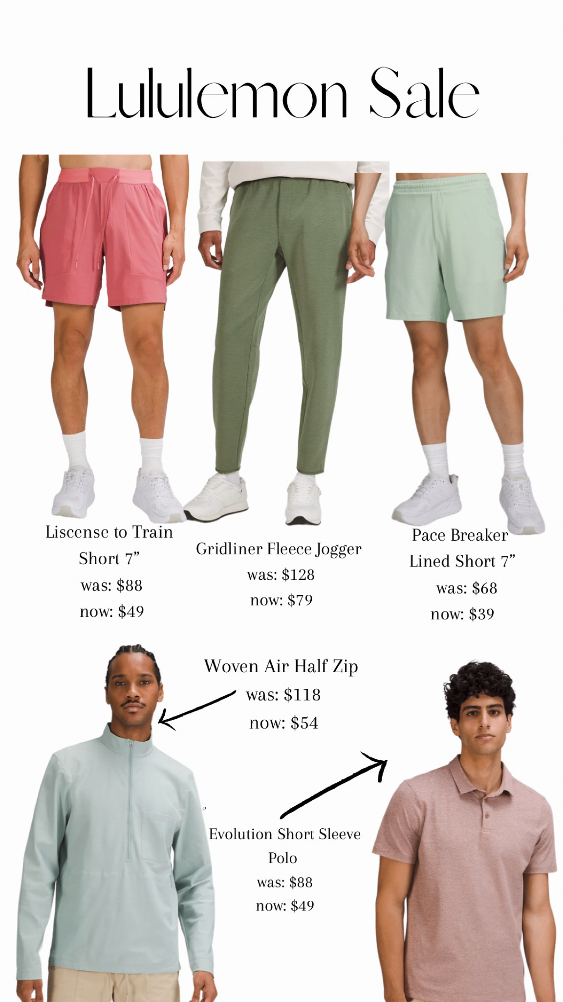 More Lululemon Mens sale picks! 

#LTKmens #LTKGiftGuide #LTKsalealert