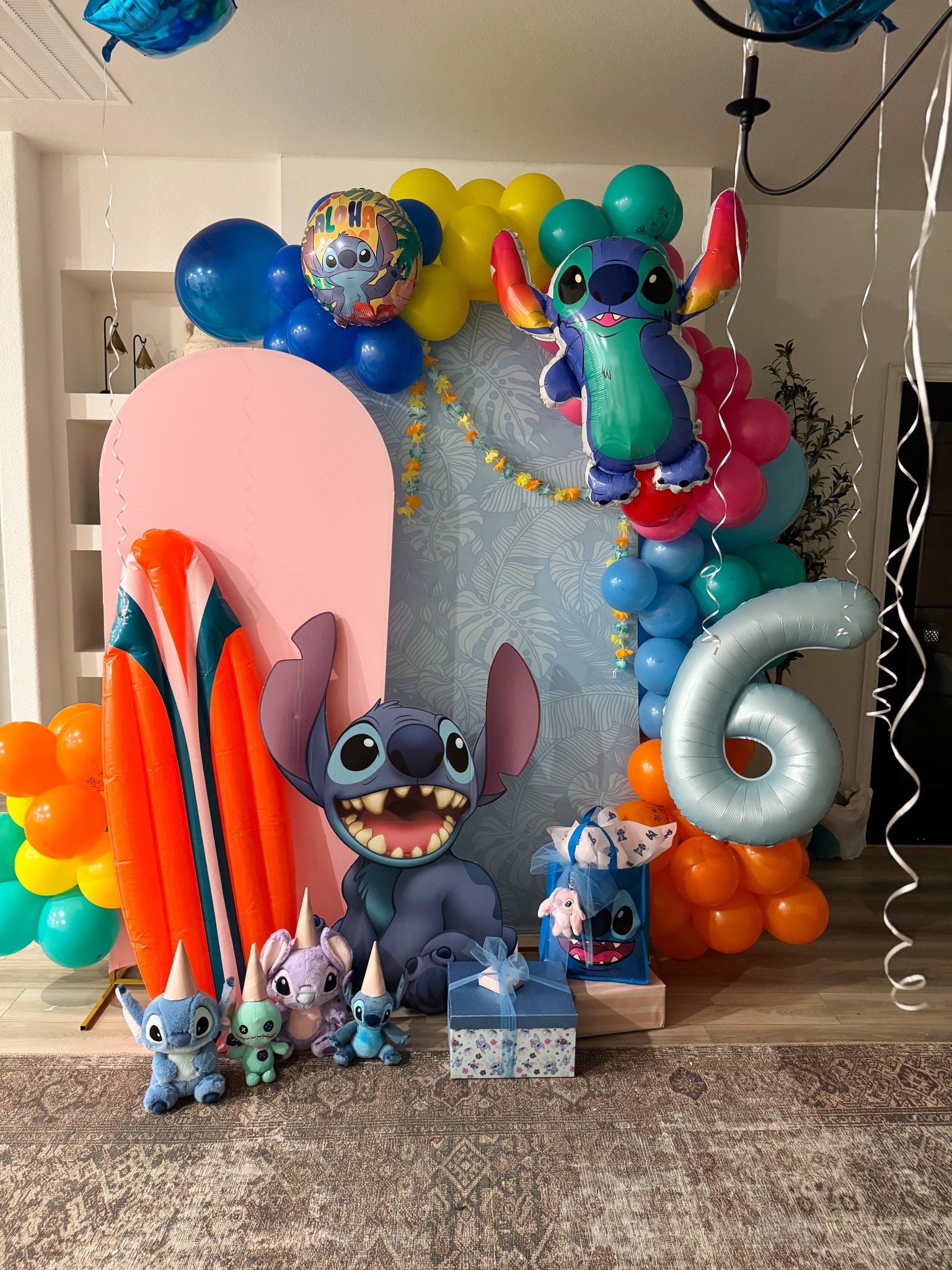 Stitch birthday morning set up 

#LTKParties #LTKKids #LTKFamily