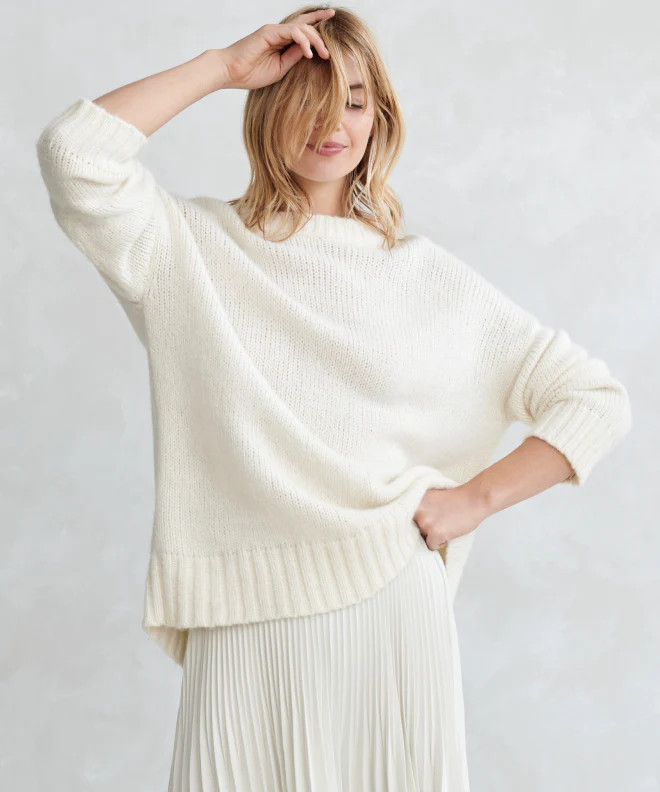 Alpaca Cocoon Crewneck | Jenni Kayne