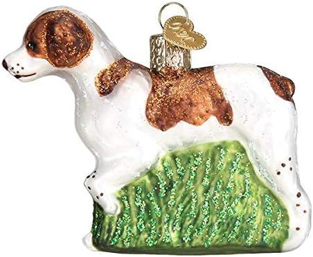 Old-World Christmas Glass Blown Ornament with S-Hook and Gift Box, Animals Selection (Brittany Sp... | Amazon (US)