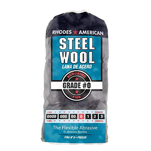 Homax-33873211105 Steel Wool, 12 pad, Fine Grade #0, Rhodes American, Between Coats | Amazon (US)