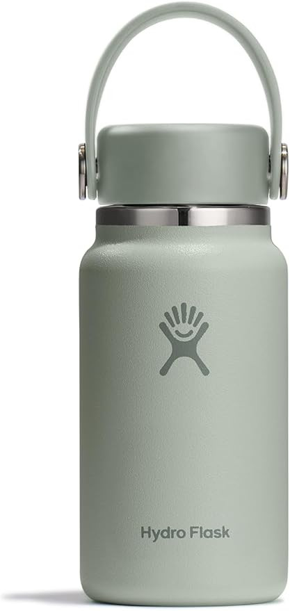 Hydro Flask Micro Bottle - Insulated Mini Leak Proof Flask for Purse or Pocket in 6.7 Oz Agave Gr... | Amazon (US)