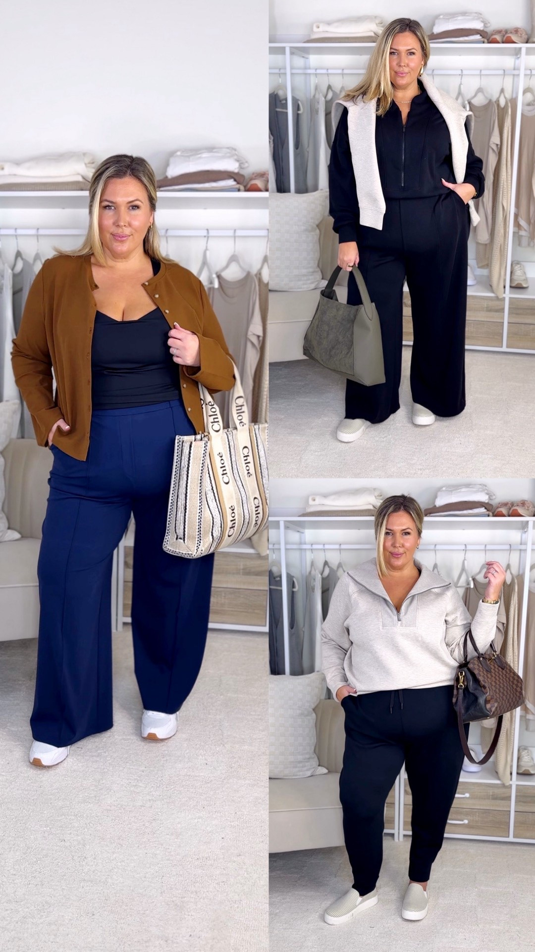 ASHLEYDXSPANX discount code for new shoppers!! These new @Spanx fall pieces are SO GOOD OMG !! Wearing a 2X in all except for the slim jogger and jumpsuit are 3x, and I recommend sizing up one! The tunic runs true but I sized up to 3x for length!

#LTKPlusSize #LTKMidsize #LTKSeasonal