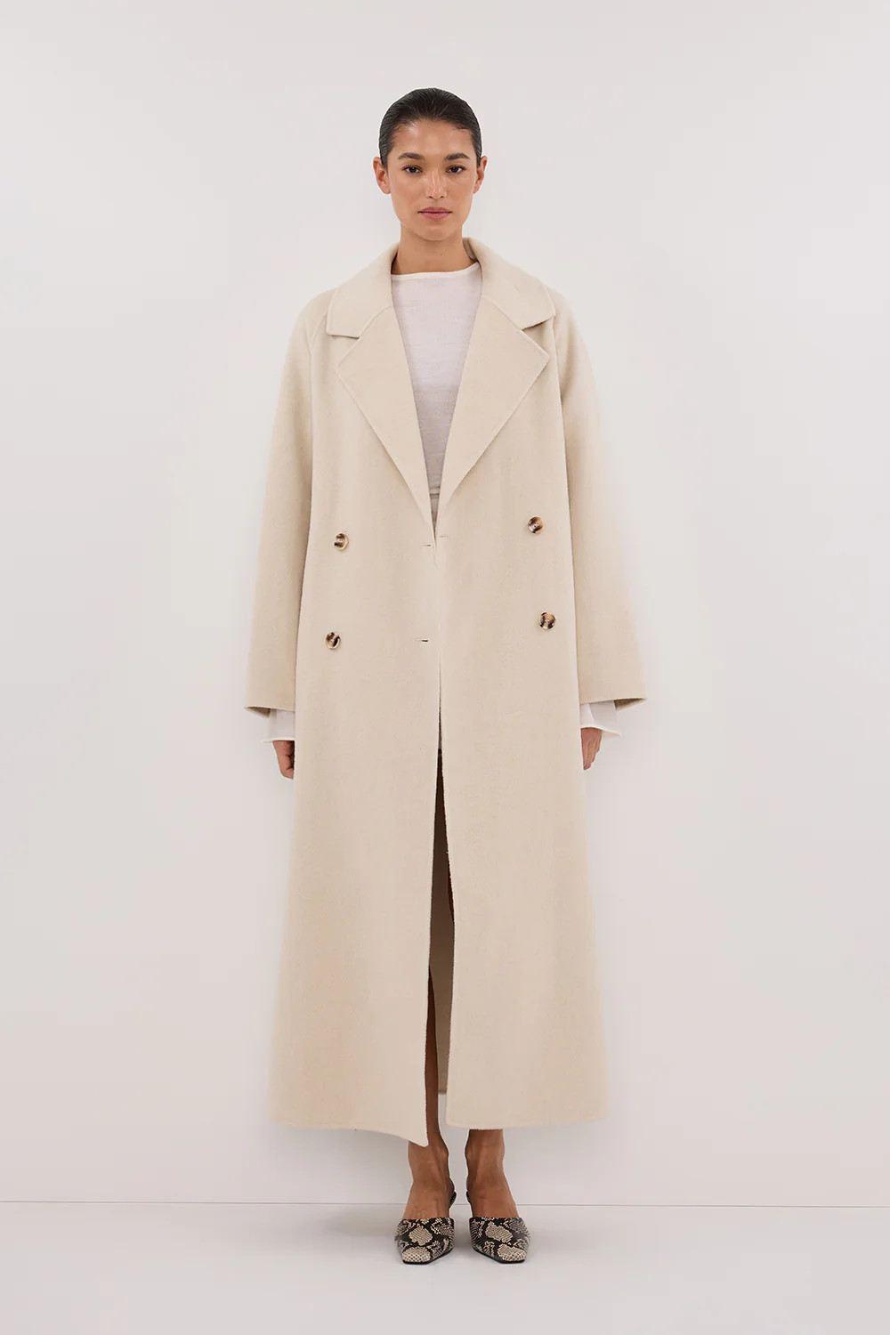 YORK BONE WOOL COAT | DISSH