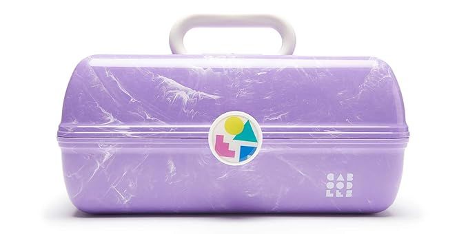 Caboodles On-The-Go Girl Retro Case, Lavender Marble | Amazon (US)