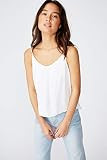 Cotton On Women's Astrid Sleeveless Cami, White, L | Amazon (US)