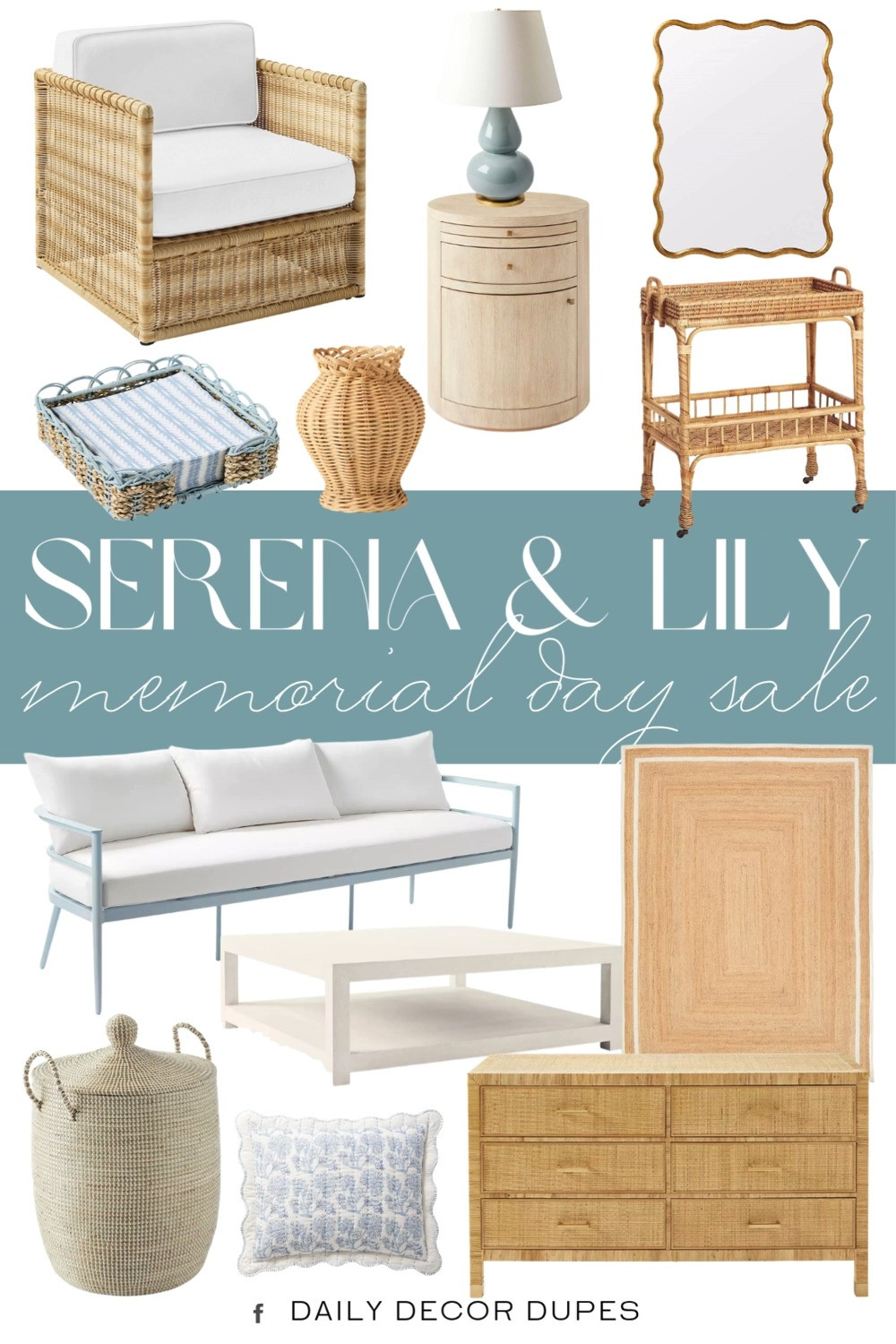 Serena & Lily Memorial Day Picks. Up to 40% OFF Sale. Coastal Home Furniture Sale. Beach House Decor Sale. Limited-Time Memorial Day Savings. Serena & Lily Memorial Day Deals. Serena & Lily Furniture Sale. Serena & Lily Outdoor Sale. 

Home more affordable option find copy cat similar look for less budget friendly affordable cheap cheaper beautiful pretty. Clearance sale coupon code discount code promo code luxury lookalike look a like Inspo inspiration inspired by idea ideas Love like these? I share multiple every day in my FB group.
#serenaandlily #memorialdaysale #upto40off #salealert #outdoorfurniture #furnituresale #beddingdeals #diningsale #rugsfinds 

 #LTKHome #LTKSaleAlert