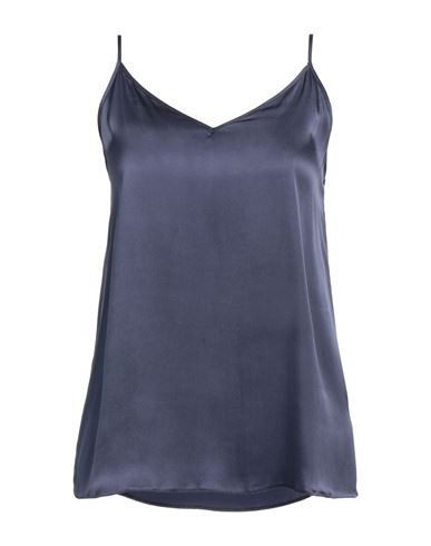 Marella Monochrome Woman Top Navy Size 4 Acetate, Silk | YOOX (US)