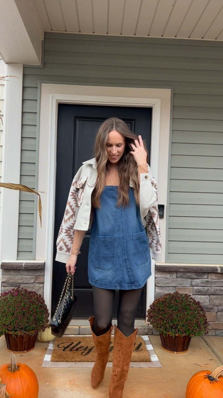 Fall fashion 😌

Sheer top, denim dress, western boots, fall fashion, Amazon fashion, shacket 

#LTKFindsUnder50 #LTKSeasonal #LTKStyleTip