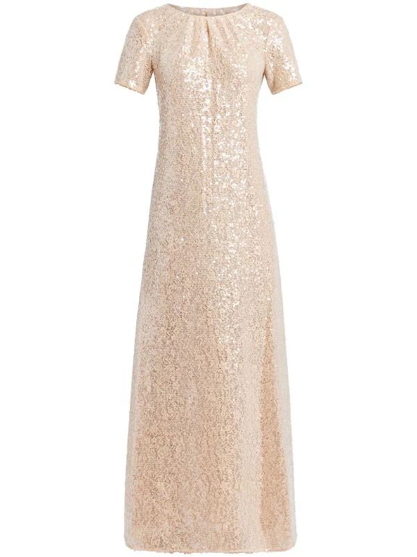 STAUD Safi Sequinned Maxi Dress - Farfetch | Farfetch Global