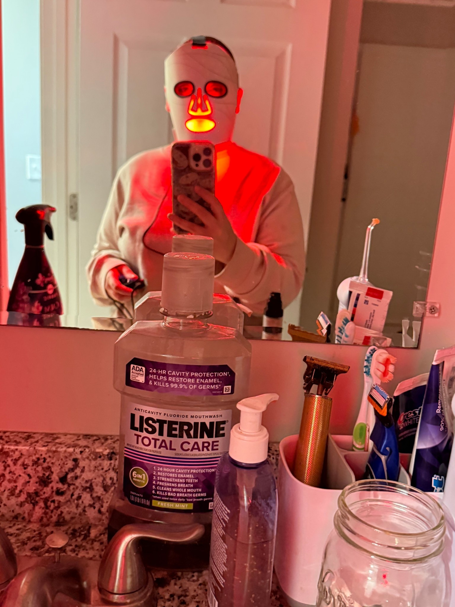 Red light therapy mask routine 

#LTKmomlife #LTKmorningroutine #LTKdayinmylife