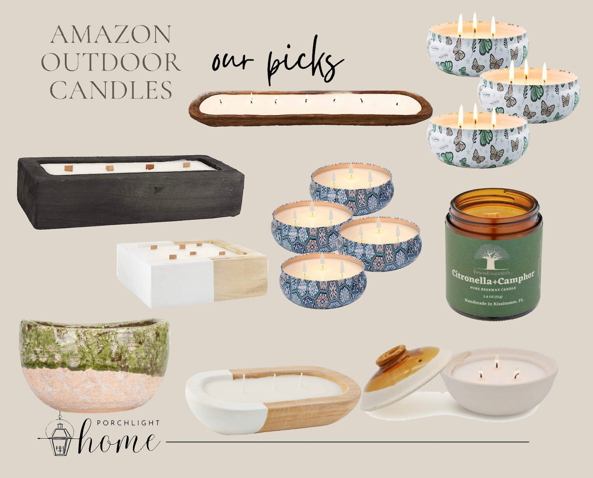 Let’s get outdoors but without the bugs & with the ambiance ❤️. Outdoor citronella candles are the perfect addition to any patio or deck. Bring on Summer nights!! #Amazon outdoors, candles, outdoor citronella candles, citronella, outdoor candles, outdoor nights, ambiance, party lights, outdoor living, night time entertaining, pretty patios, beautiful decks, outdoor design  

#LTKstyletip #LTKhome #LTKFind