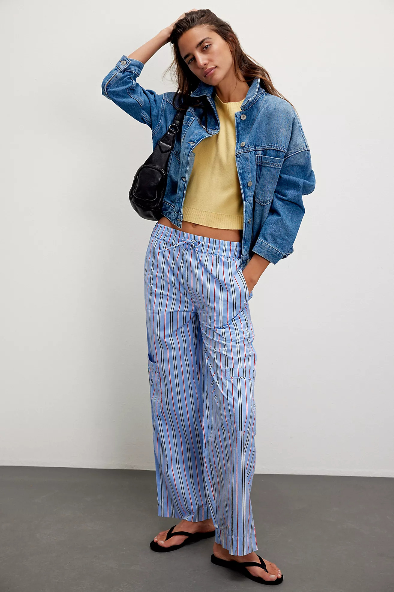 Damson Madder Harrison Printed Trousers | Free People (Global - UK&FR Excluded)