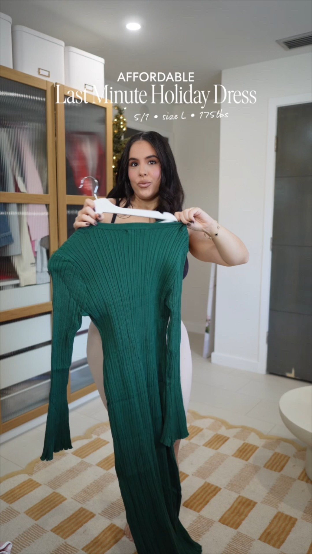 A last-minute Amazon holiday dress that actually fits and flatters a curvy midsize body 🙌  The ribbed fabric is stretchy, smoothing, and comfortable, and the length makes it feel elevated but still easy to wear — perfect for Christmas dinners, holiday parties, or anything festive that popped up out of nowhere.

Wearing size L

#LTKHoliday #LTKMidsize #LTKSeasonal