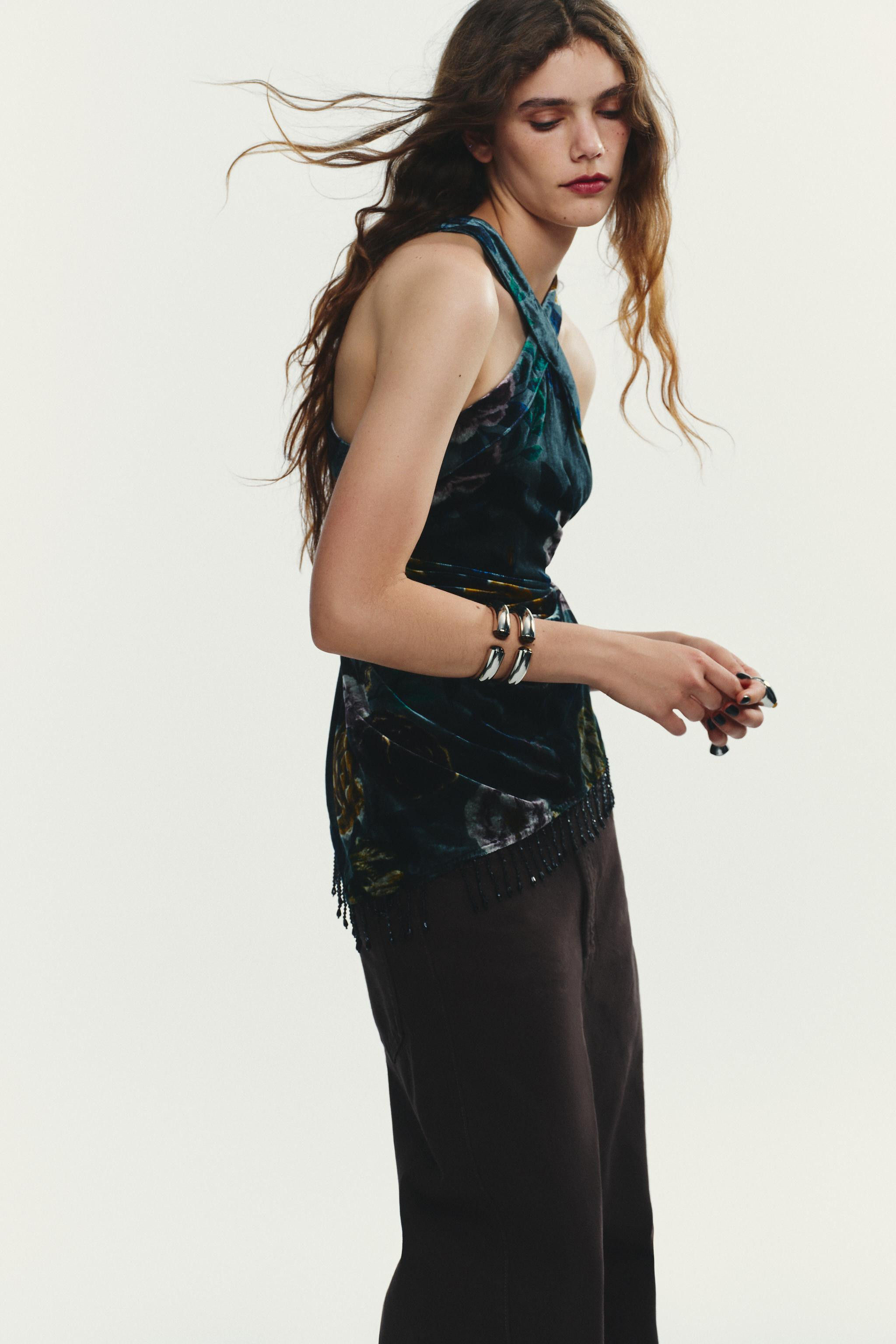 TRF BAGGY BARREL MID-WAIST JEANS | Zara UK