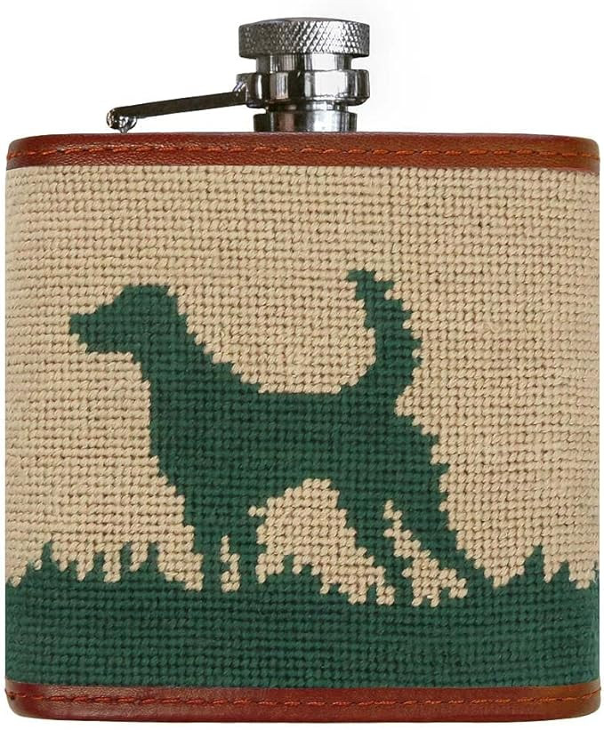 Hunting Dog Needlepoint Flask by Smathers & Branson | Amazon (US)