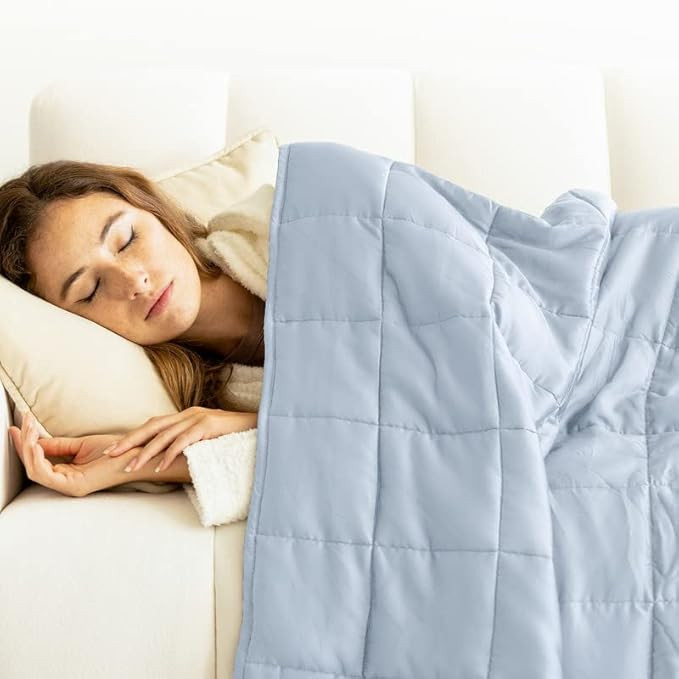 Luna [Cotton Cooling Weighted Blankets] Premium Quality - Breathable All Seasons Weighted Blanket... | Amazon (US)