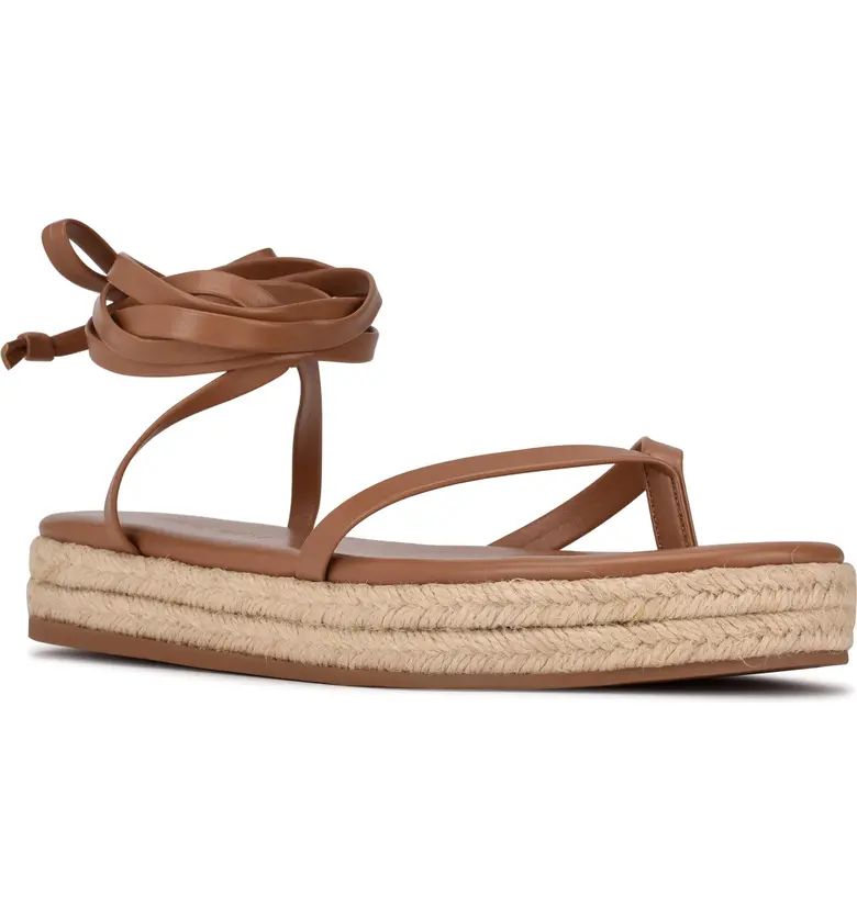 Nine West Monee Espadrille Ankle Tie Sandal | Nordstrom | Nordstrom