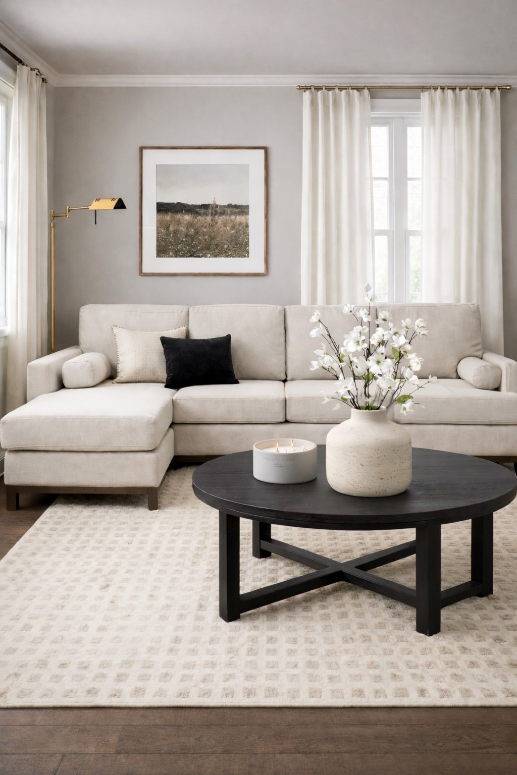 Light and airy neutral living room 


#LTKHome