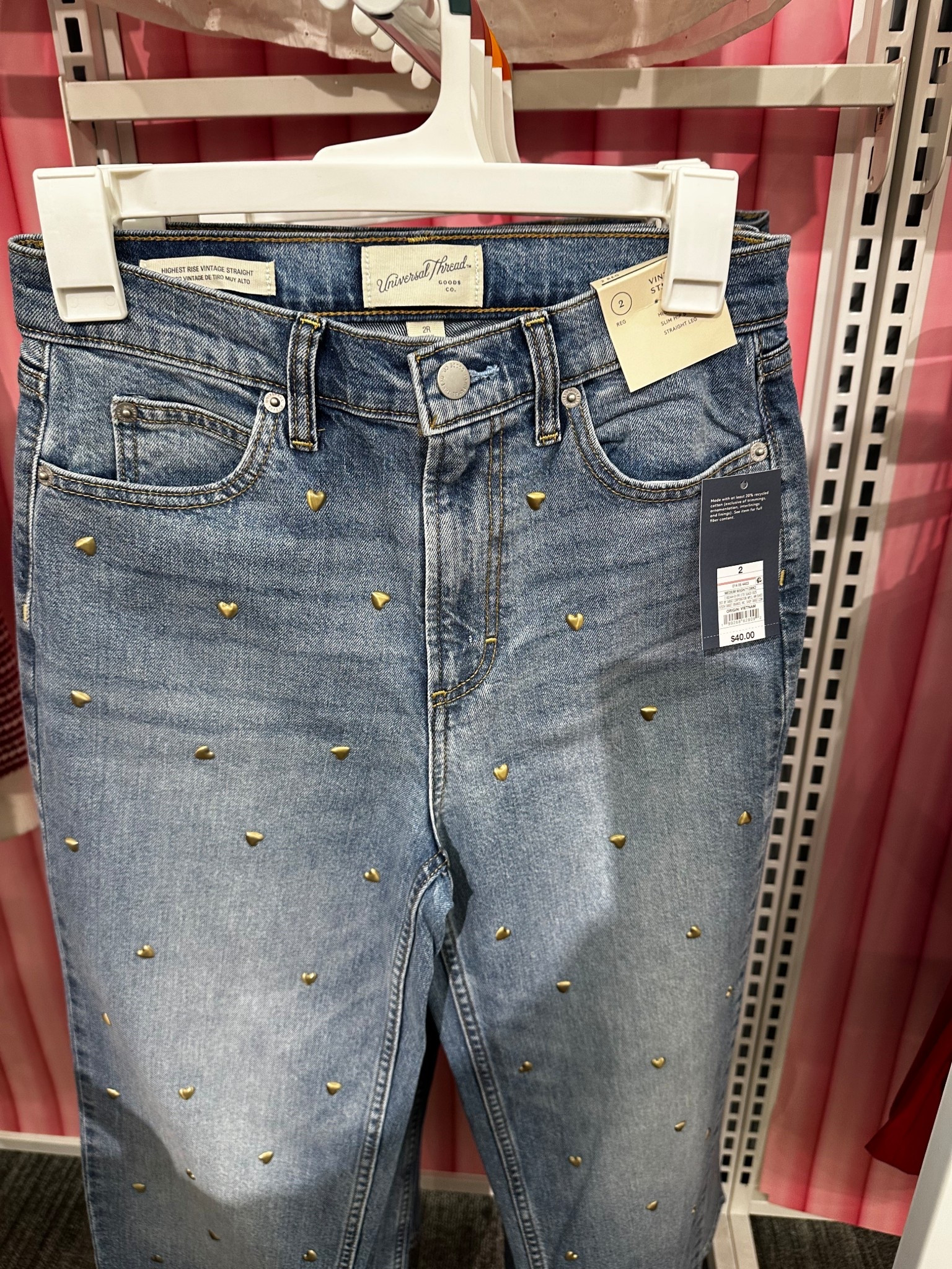 Fun Valentine’s Day outfits are in stores now! So fun and festive! Valentine’s Day, heart stud jeans, winter jeans, winter denim

#LTKSeasonal #LTKootd #LTKmomlife