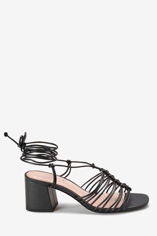 Strappy Knot Sandals | Next UK