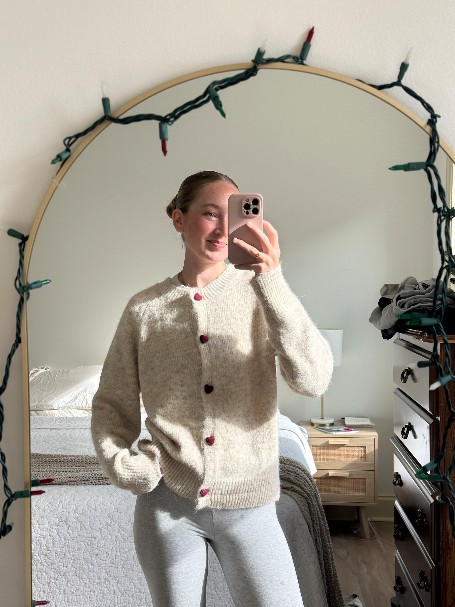 I’ve been getting sooo many compliments on my heart-button cardigan lately- truly the cutest sweater I own! Would make the sweetest gift for a cutie girlie in your life this Christmas!

I’m wearing a medium for reference! ✨

#LTKGiftGuide #LTKFindsUnder50 #LTKootd