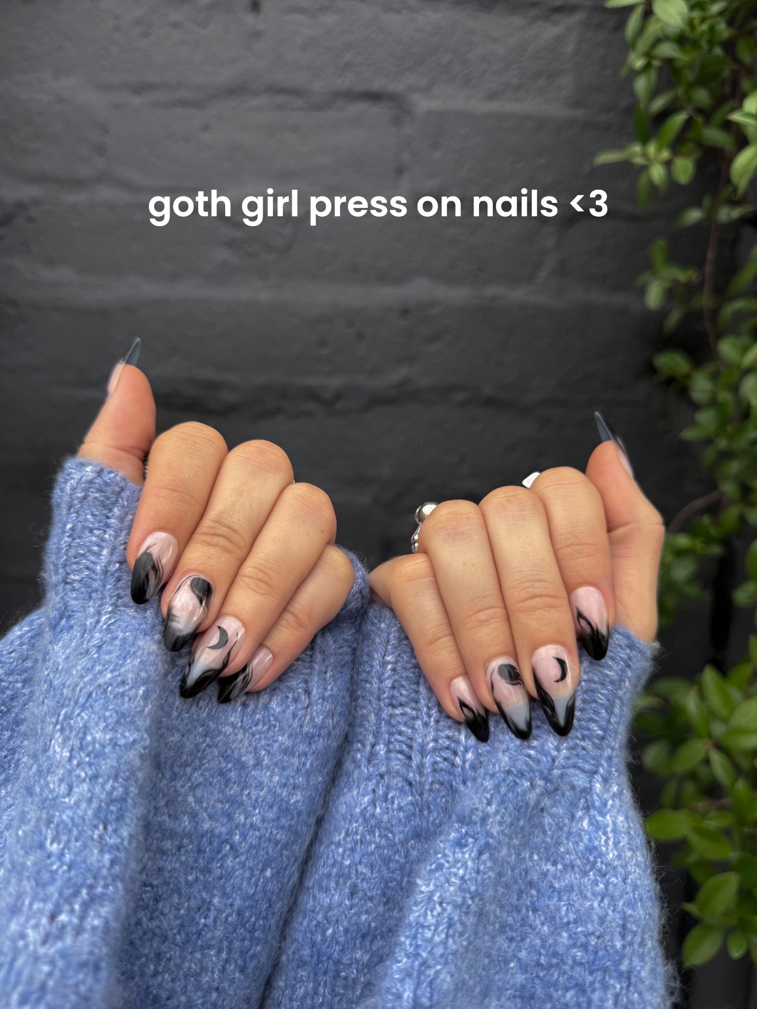 my new favorite goth/alternative press on nails! they’re so good! mine stayed on for  2 weeks 🖤

#LTKFindsUnder50 #LTKBeauty