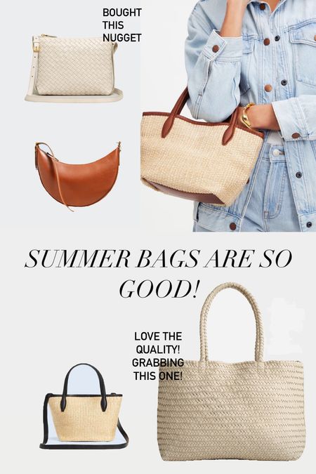 Summer Bags 
Straw bags
Woven tote 

Madewell LTK Sale 20% off 



#LTKItBag #LTKFindsUnder100 #LTKxMadewell
